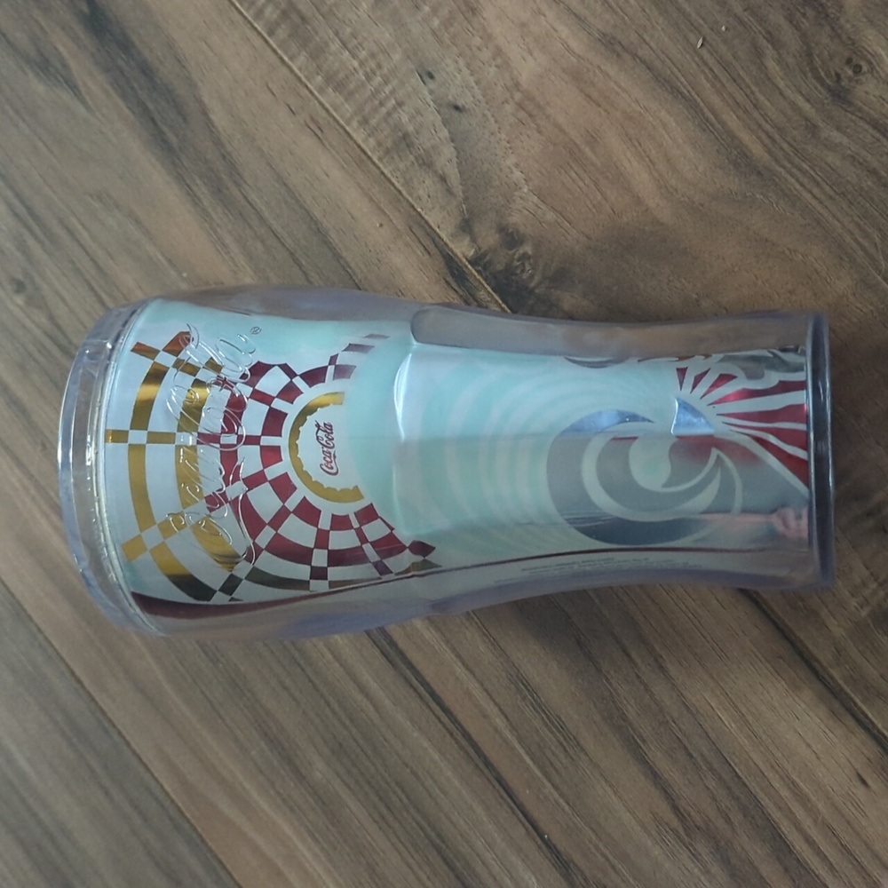 Vintage Royal Caribbean Coca-Cola Plastic Travel Mug.